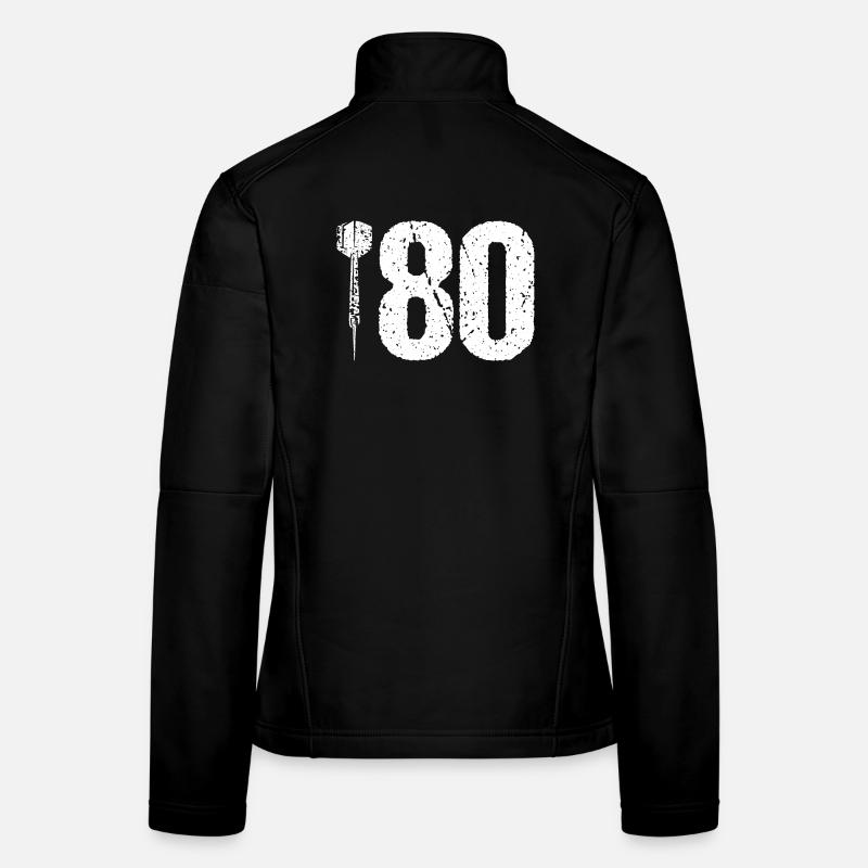 DART DARTS 180 ONEHUNDREDANDÉJOUREUR DE FLÉCHETTES RAPIDE Veste en tissu softshell Femme