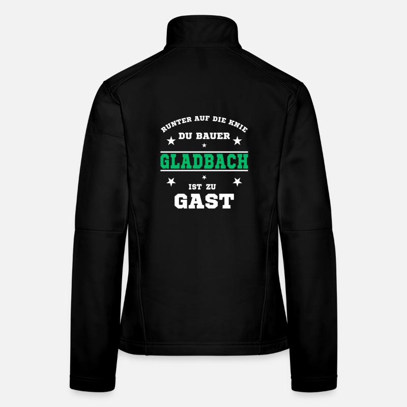Fussball Fan Gladbacher Stadion Frauen Softshelljacke