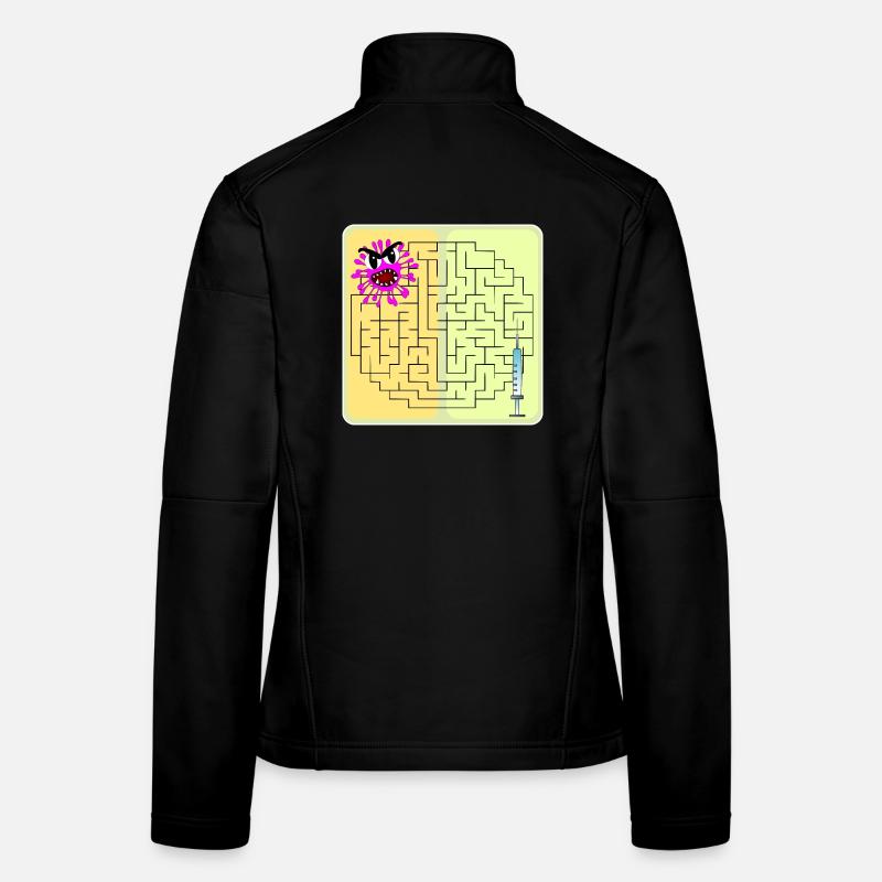 Rätsel Virus Frauen Softshelljacke