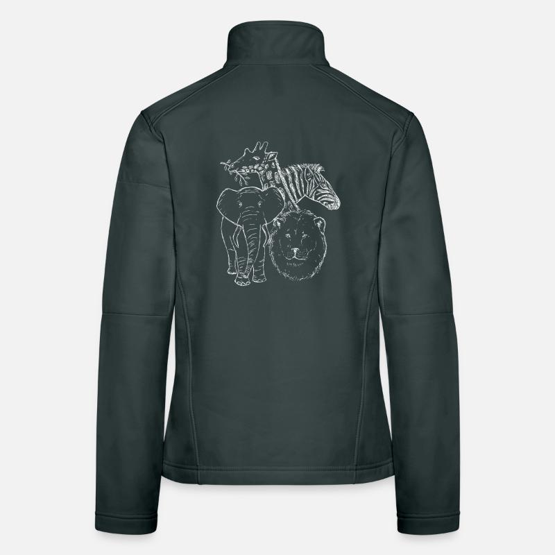 Wild Animals Women's Softshell Jacket