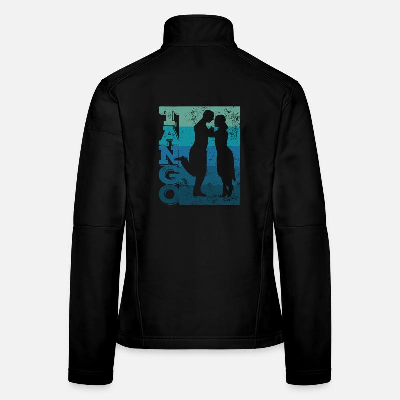 Tango Argentino Retro Vintage Tango Vals Dance Women's Softshell Jacket