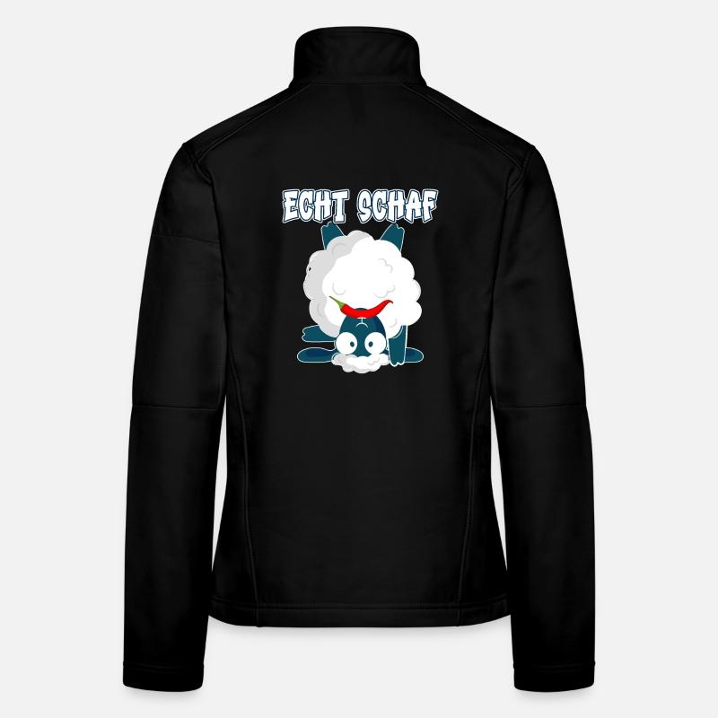 Echt Schaf Peperoni lustig Schäfer Bauernhof Frauen Softshelljacke