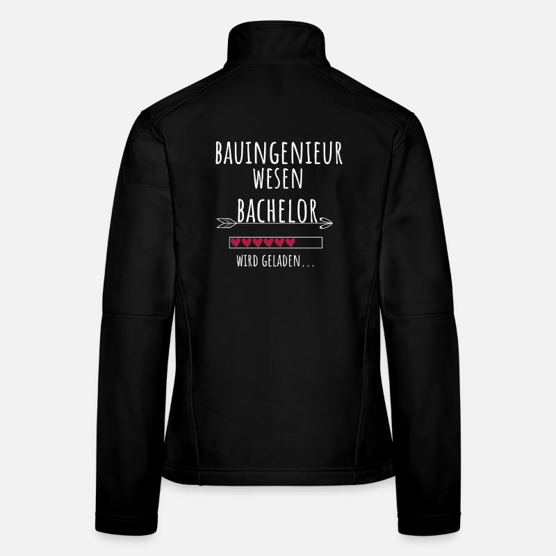 Bauingenieurwesen Bachelor Studium Geschenk Frauen Softshelljacke