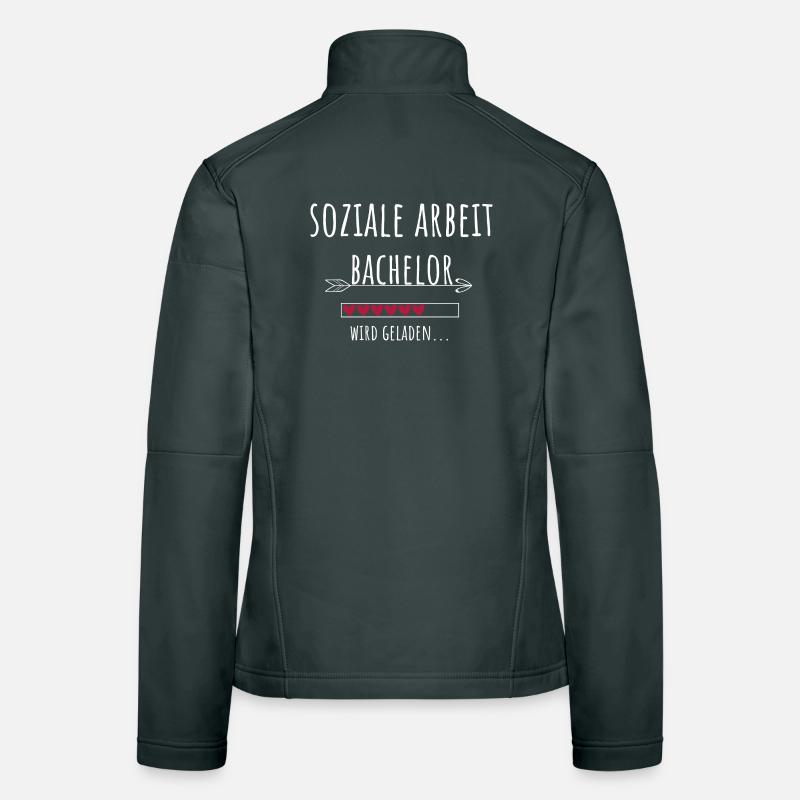 Soziale Arbeit Bachelor Studium Student Geschenk Frauen Softshelljacke