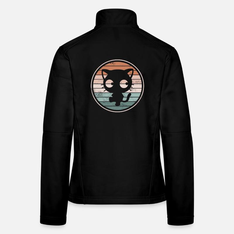 Chats Chats Veste en tissu softshell Femme