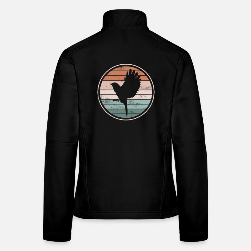Vogel Vögel Frauen Softshelljacke
