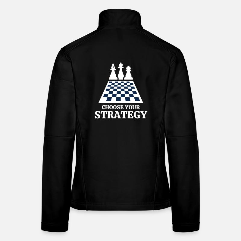 Schach, Schach, Schach und Mat Frauen Softshelljacke
