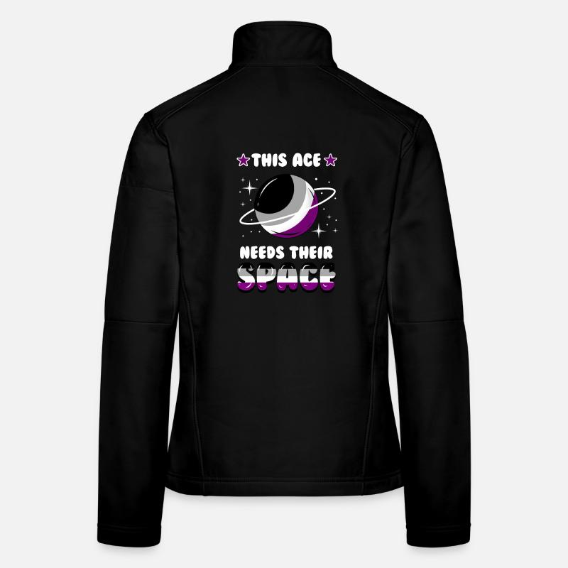 This Ace Needs Their Space Ace Pride Frauen Softshelljacke