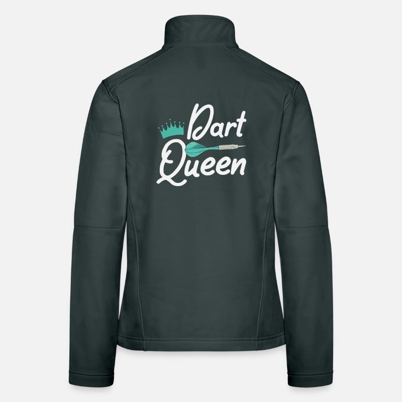 Fléchettes fléchettes Veste en tissu softshell Femme