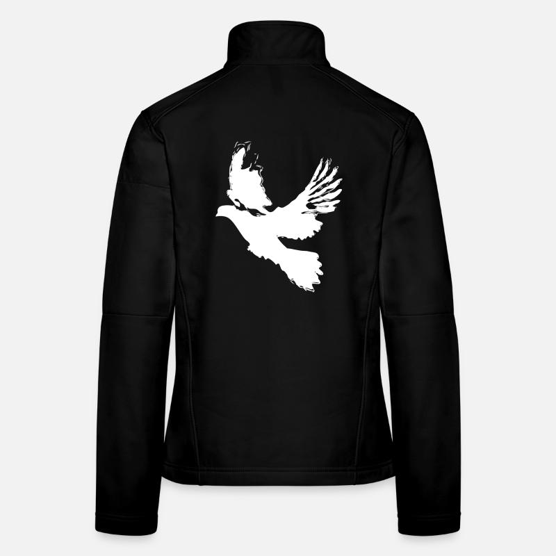Taube Friedenstaube Design – Symbol der Hoffnung Frauen Softshelljacke