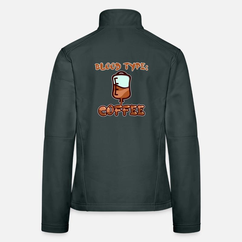 Koffein Humorvoll Kaffee Statement Kaffeetrinker Frauen Softshelljacke