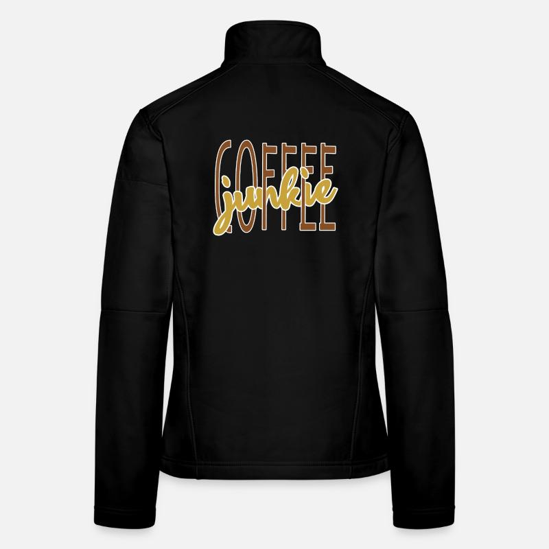 Kaffeetrinker Kaffee Spruch kaffeeliebhaber Frauen Softshelljacke