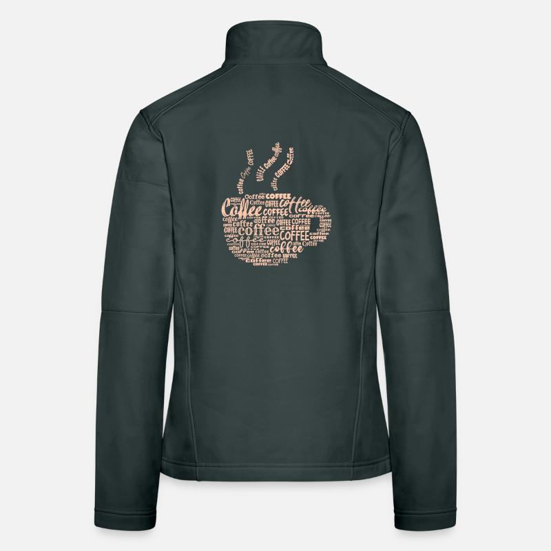 Coffee lovers Coffee saying coffee drinker Women's Softshell Jacket