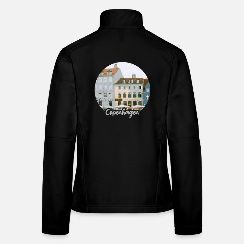 Kopenhagen Hafenflair Stadthäuser Frauen Softshelljacke