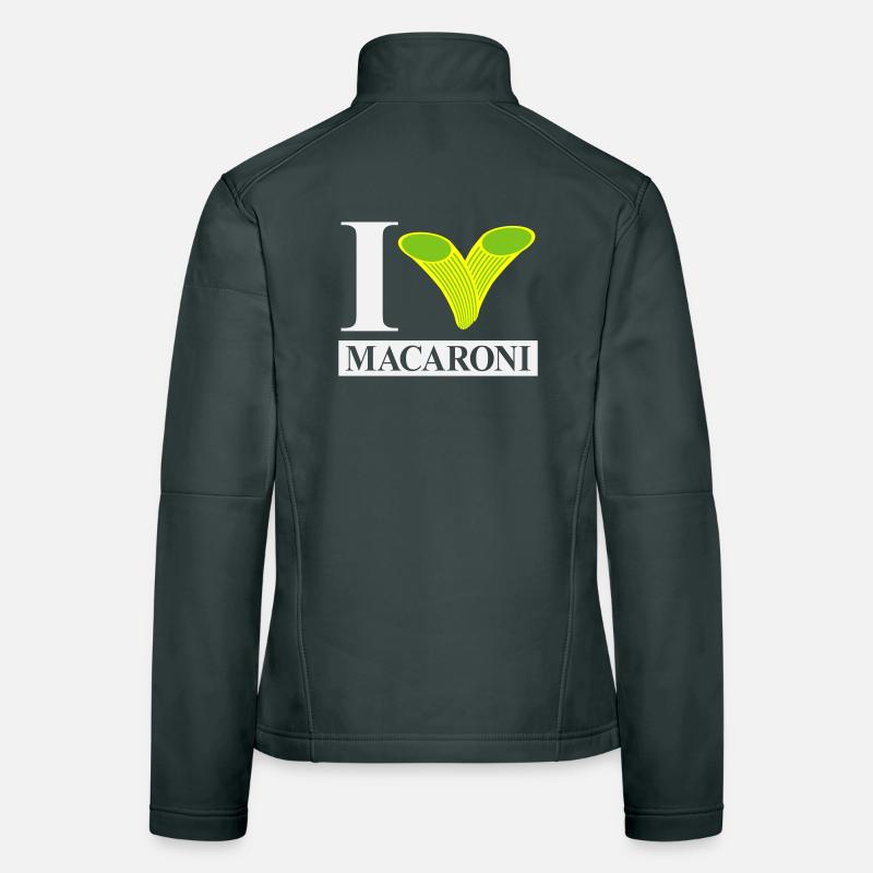 I love macaroni Women's Softshell Jacket
