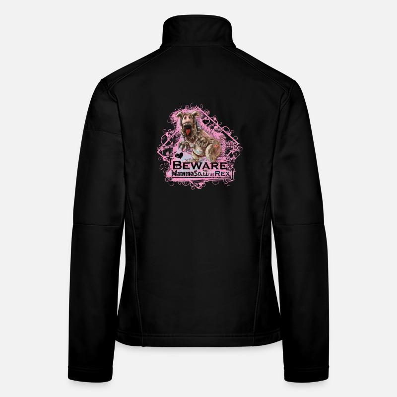 Mamasaurusrex - Women's Softshell Jacket - black