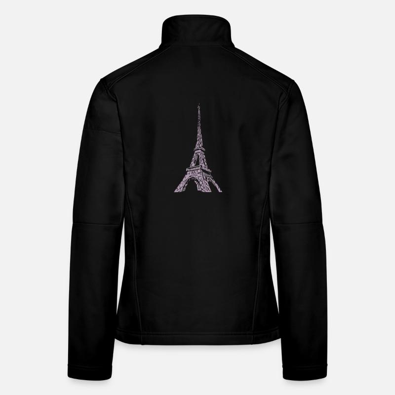 Paris Eiffel Tower Women's Softshell Jacket