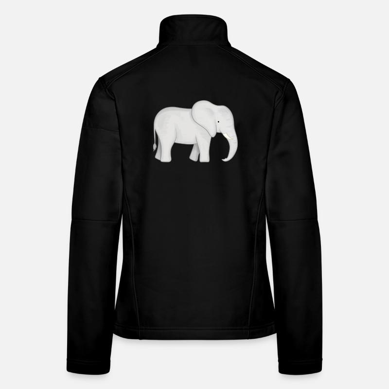 Elefant Baby - Frauen Softshelljacke - Schwarz