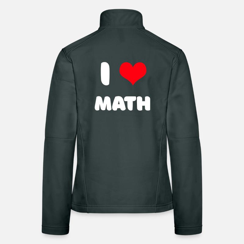 I love math Women's Softshell Jacket