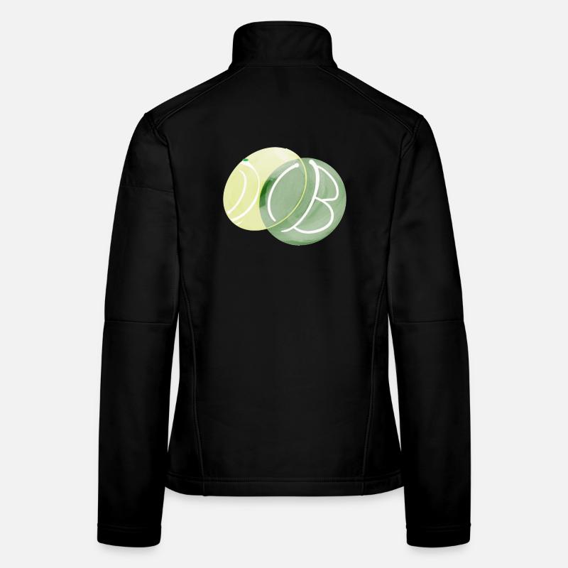 Le point vert Veste en tissu softshell Femme