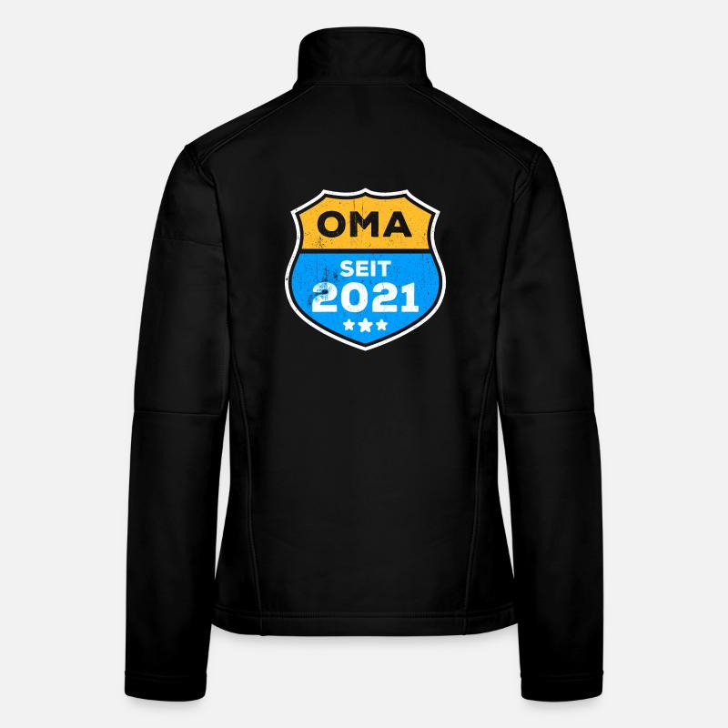 Seniorin Oma Großmutter Statement Ruhestand Frauen Softshelljacke