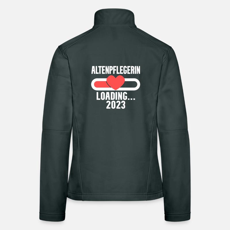 Altenpflegerin 2023 Loading Frauen Softshelljacke