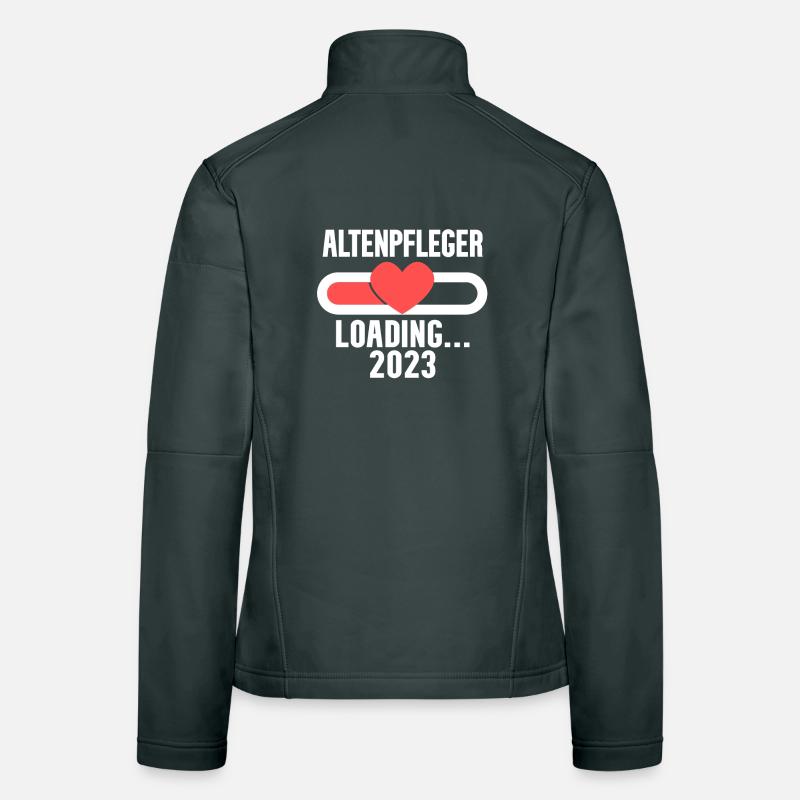 Altenpfleger 2023 Loading Frauen Softshelljacke