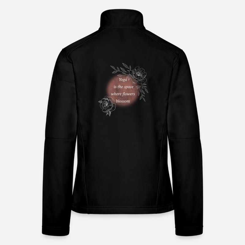 Yoga Raum der Blütenkraft Frauen Softshelljacke