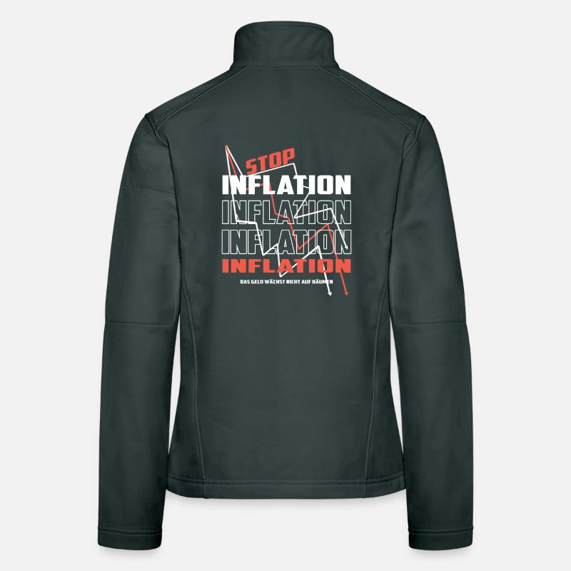 Arrêtez l’inflation Veste en tissu softshell Femme
