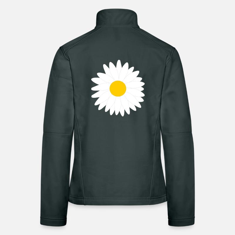 Blume weiß weiße Blumen Geschenk Muttertag Mutter Frauen Softshelljacke