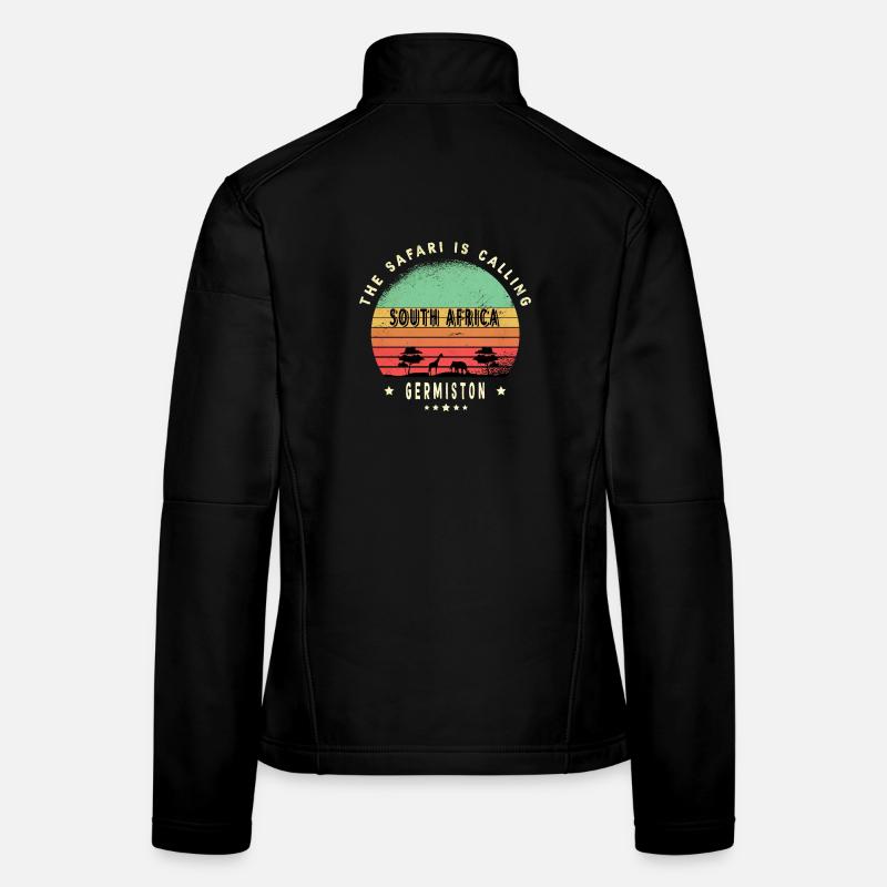 Conception du safari Germiston en Afrique du Sud Veste en tissu softshell Femme