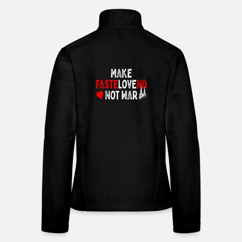 Köln Karneval Make Fastelovend Not War Love Kölsch Frauen Softshelljacke
