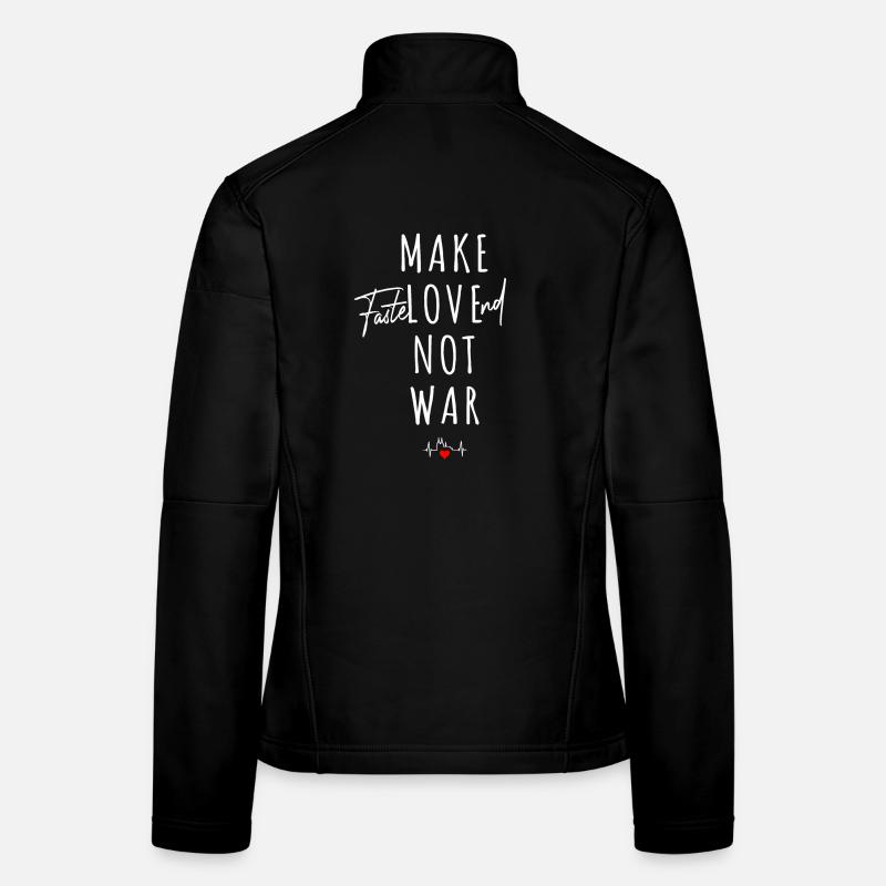 Cologne Carnival Make Fastelovend Not War Love Kölsch Women's Softshell Jacket