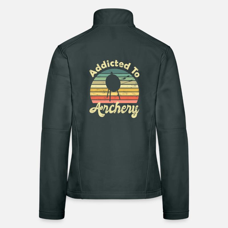 Bogenschiessen Bogenschiesser Bogenschütze Frauen Softshelljacke