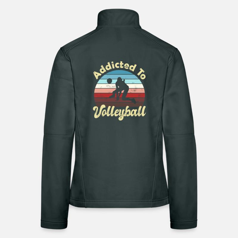 Volleyball Frauen Softshelljacke
