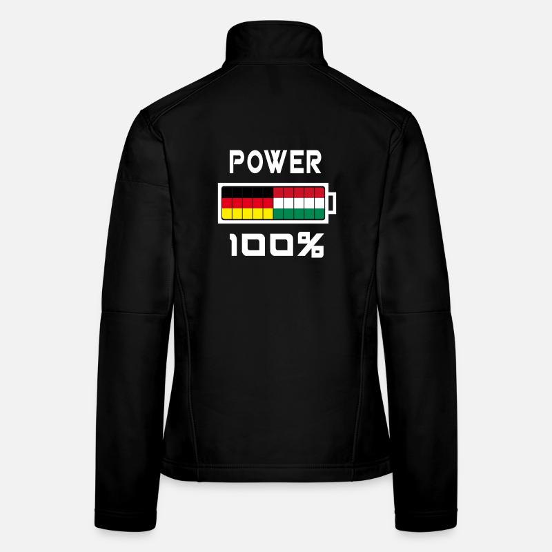 Germany and Hungary Power 100% Women's Softshell Jacket
