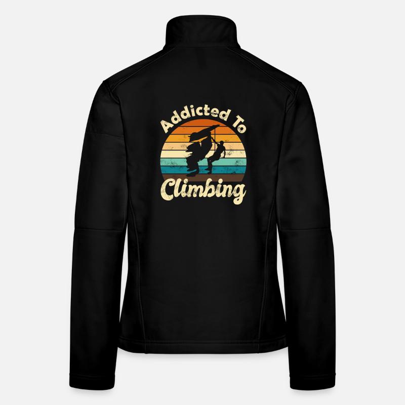 Climbing Rock climbing - Women's Softshell Jacket - black