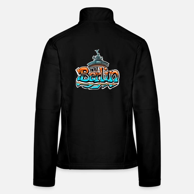 Berlin Graffiti Schriftzug Frauen Softshelljacke