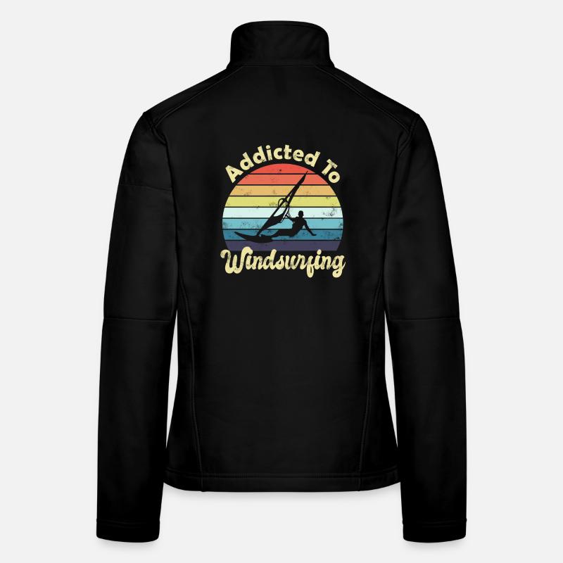 Planche à voile Windsurfer Veste en tissu softshell Femme