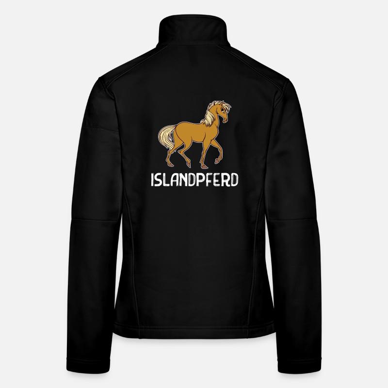 Islandpferde Spruch Pferde Haflinger Pferdefan Frauen Softshelljacke