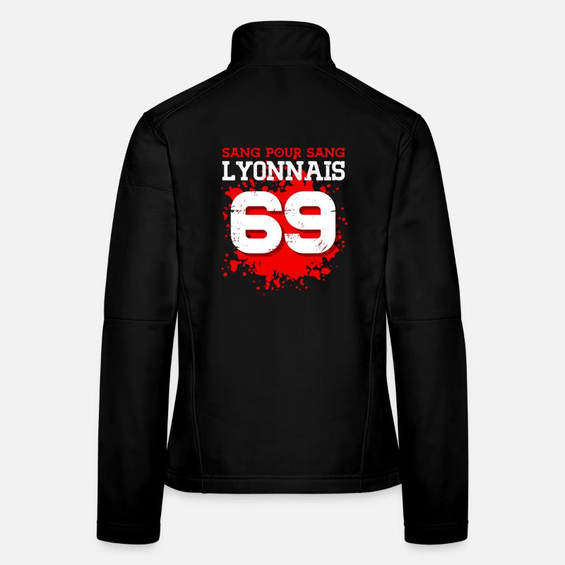 Sang pour Sang Lyonnais Veste en tissu softshell Femme