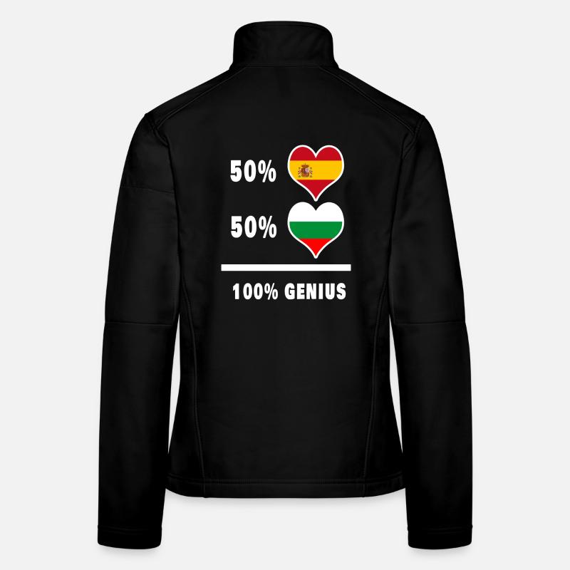 Bulgarien und Spanien genial / Geschenk Frauen Softshelljacke
