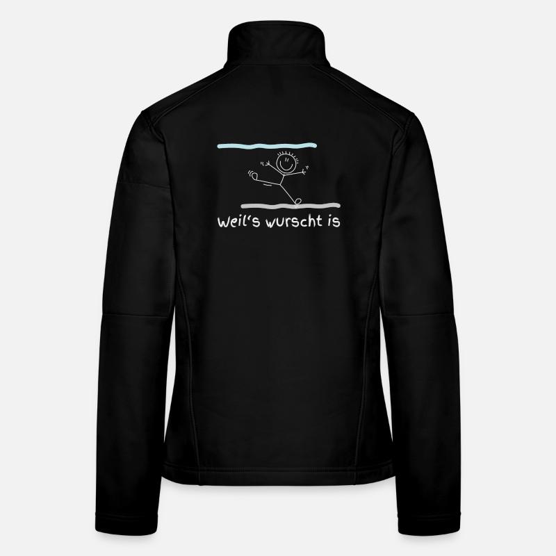 Weil's wurscht is! Frauen Softshelljacke