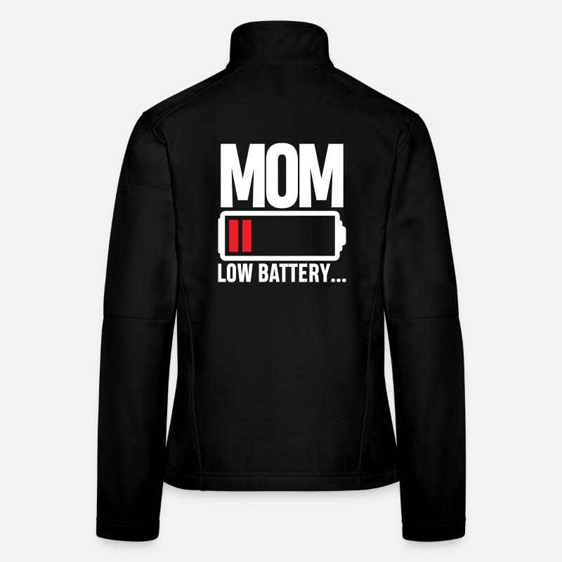 Batterie de maman faible Veste en tissu softshell Femme