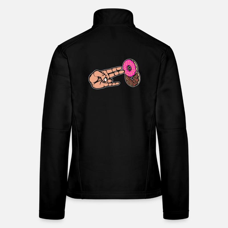 Baking Calories Sweets Donut Snacking Delicious Women's Softshell Jacket