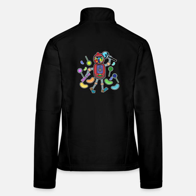 Cool Sweet Candy Dessert sucré Veste en tissu softshell Femme