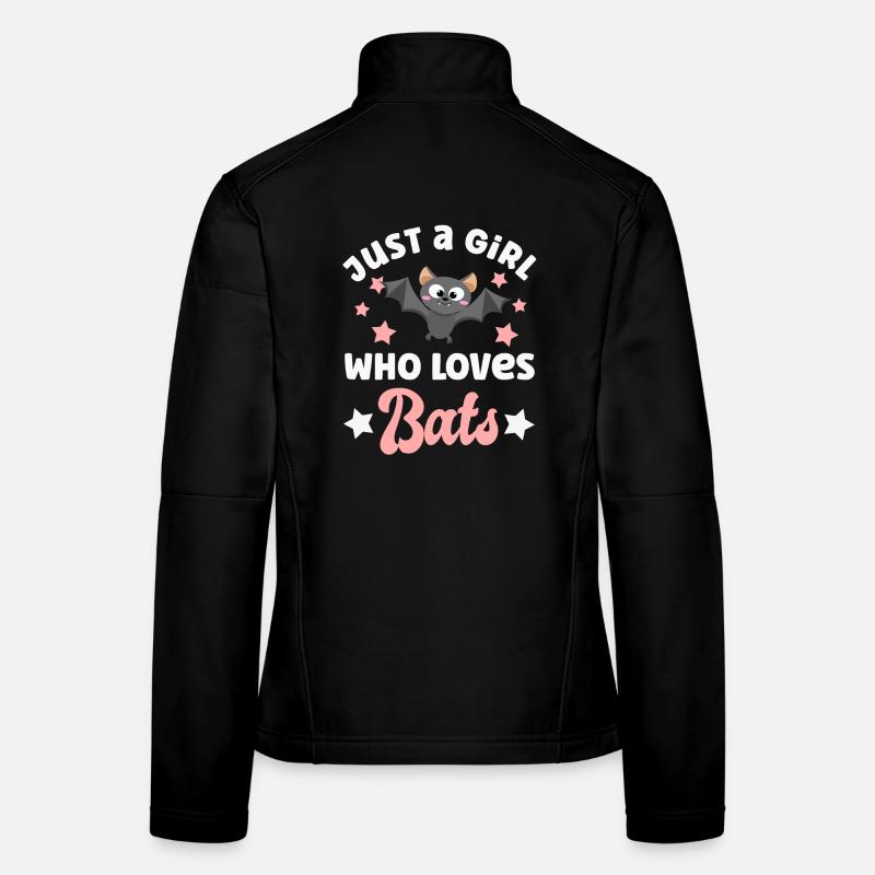Fledermaus Fledermäuse - Frauen Softshelljacke - Schwarz
