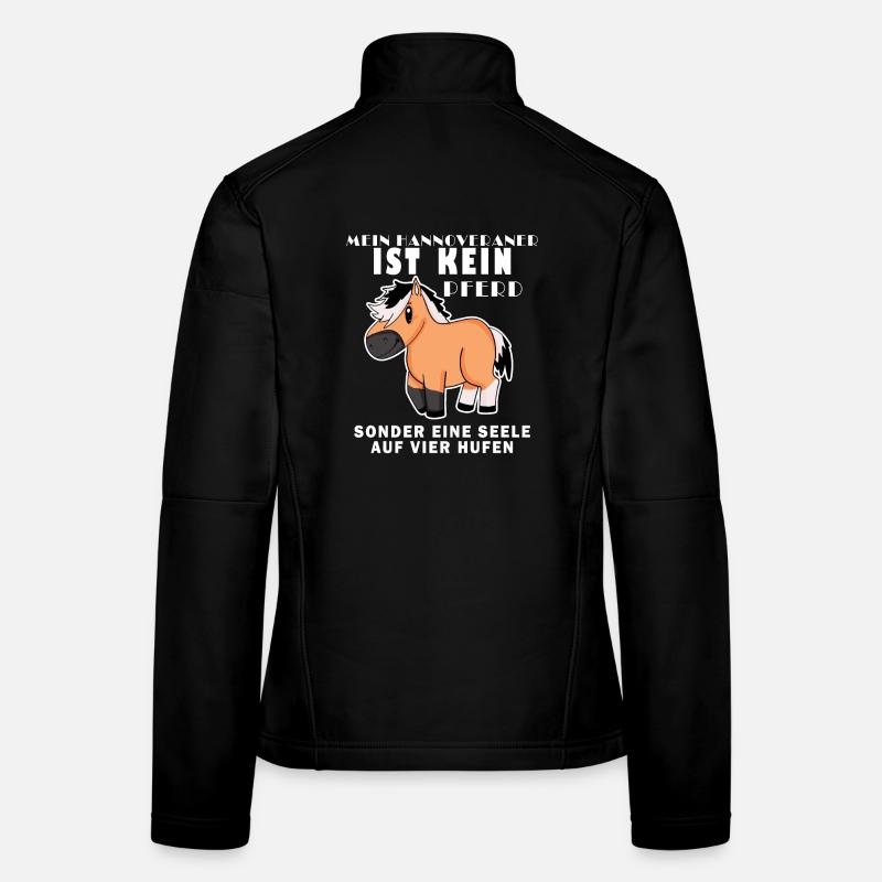 Hannoveraner Pferd Hauspferd Frauen Softshelljacke