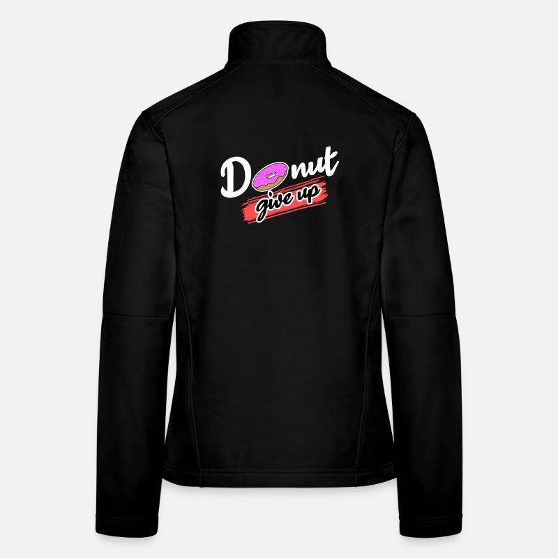 Cool Donut Statement Bonbons Cuisson Dessert Veste en tissu softshell Femme