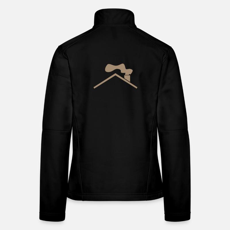 Toit de la maison Veste en tissu softshell Femme